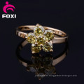 Verschiedene Farbe Stein Design CZ 18k Gold Ringe